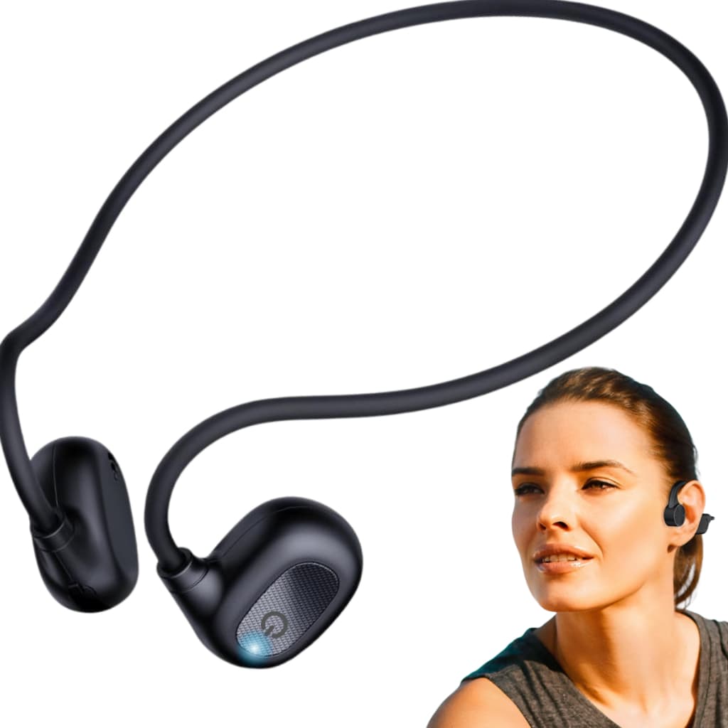 Fone Ouvido Sem Fio Conducao Ossea Esportivo Corrida Bluetooth