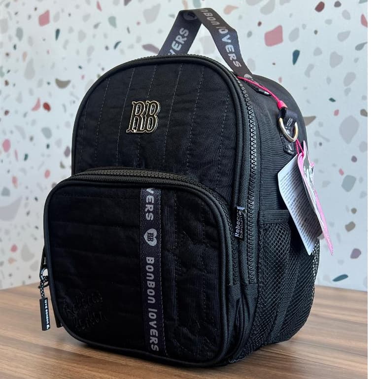 Lancheira Térmica Rebecca Bonbon Lovers Dois Modelos de Alça Costas ou Ombro Dois Compartimentos Escolar
