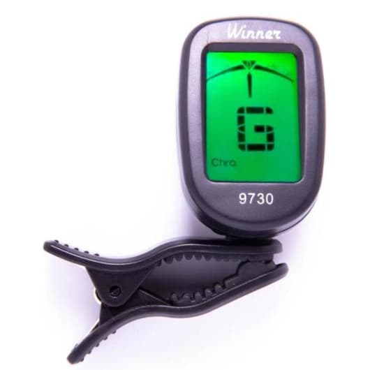 Afinador Cromatico Digital Lcd Clip Winner 9730 Preto