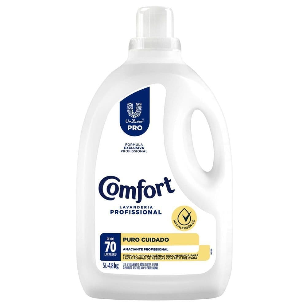 Amaciante de Roupa Diluído Puro Cuidado Pro Comfort 5l