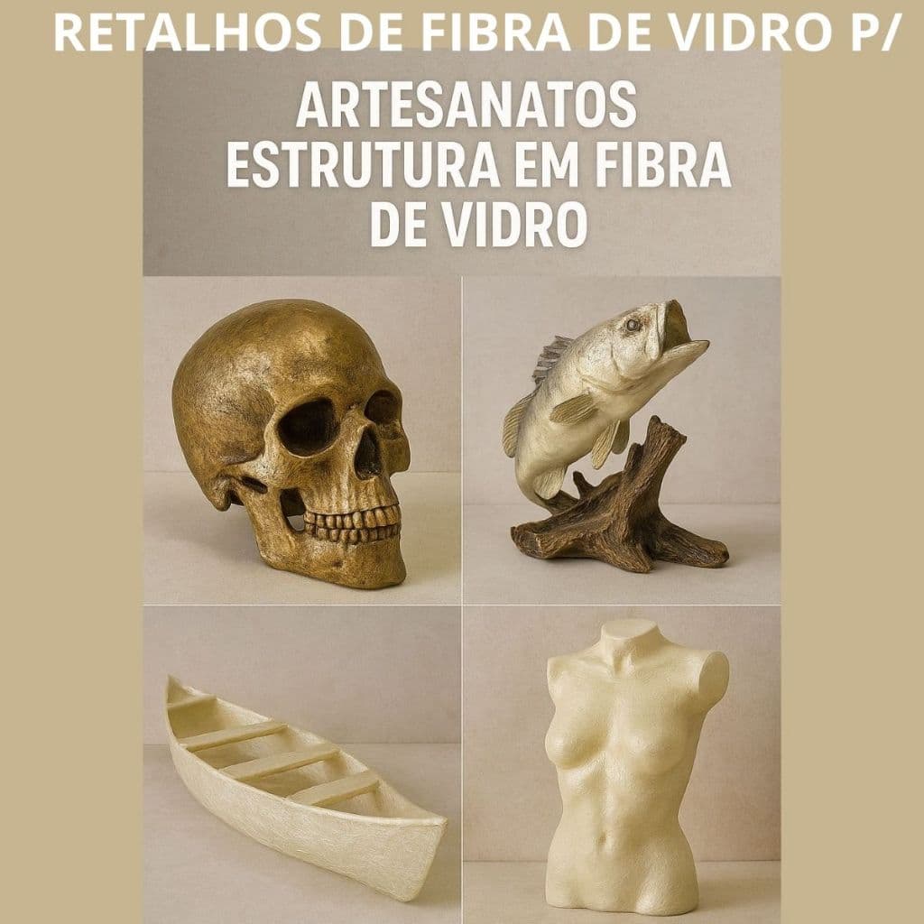 Fibra de Vidro Retalho p Artesanato e Pequenos Consertos de Prancha e Objetos