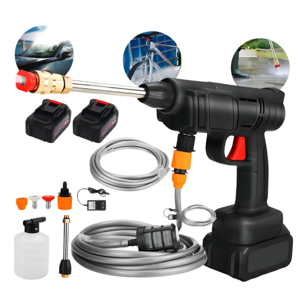 Lavadora de alta pressão Mini Lavadora De Lavar Carro Moto 2 Baterias 48v Profissional