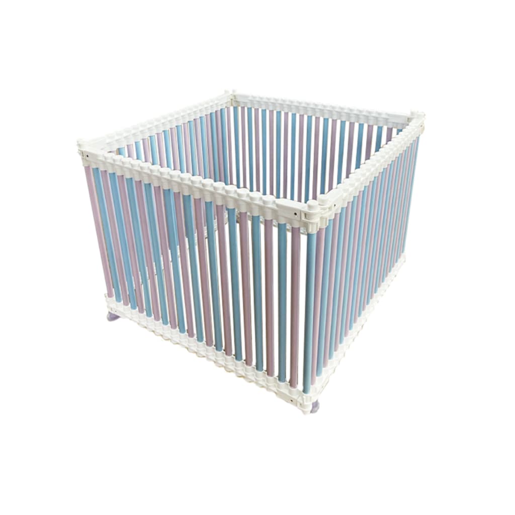 Cercado Luxo Spitz Alemão 4 Lados Rosa Azul Pvc Premium - 60cm x 78cm de comprimento kit com 4 lados