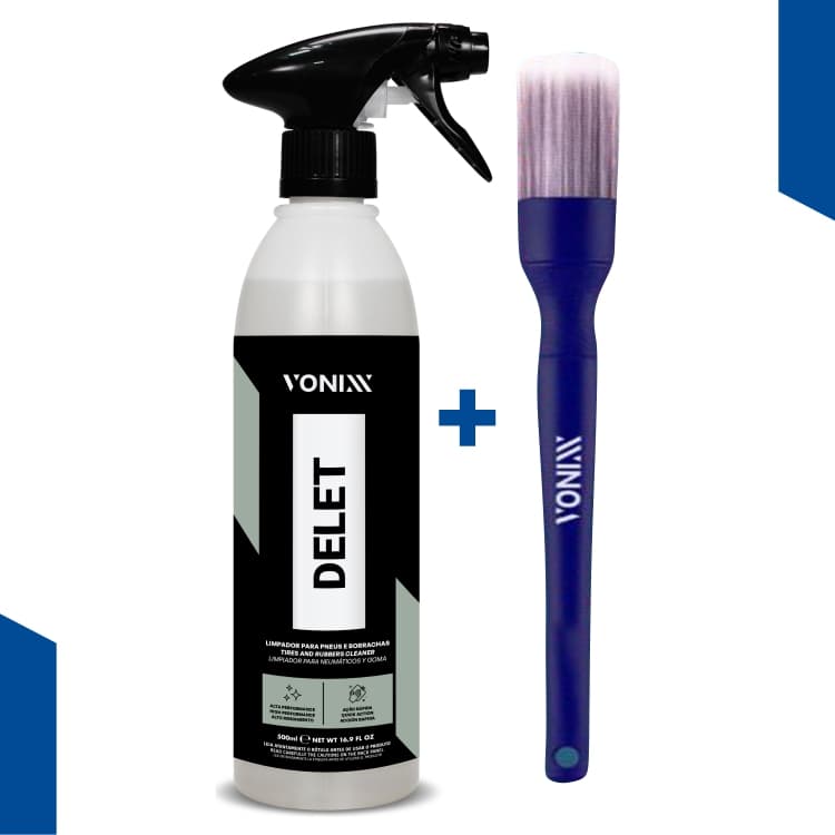 Delet 500ml Vonixx + Pincel Cerdas Macias Vonixx