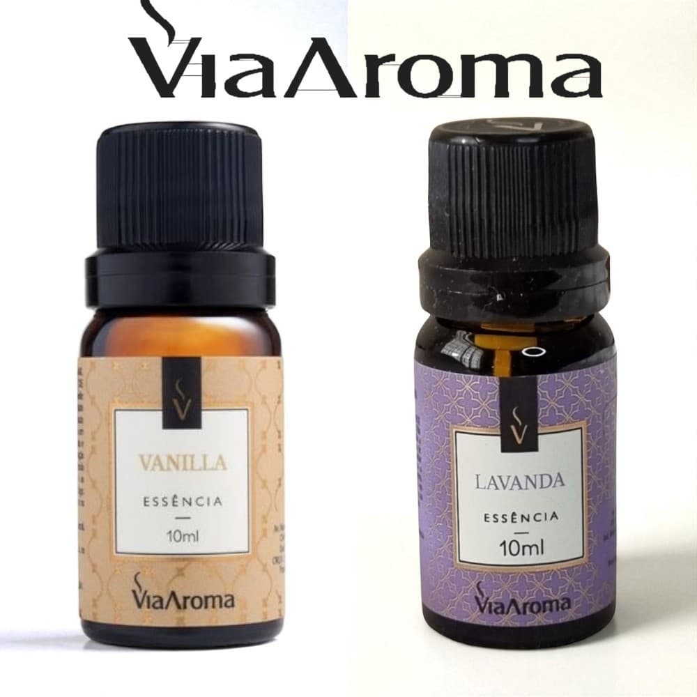 Kits 2 Essências Para Aromatizador Difusor Elétrico De Ambiente Via Aroma 10ml ENVIO IMEDIATO