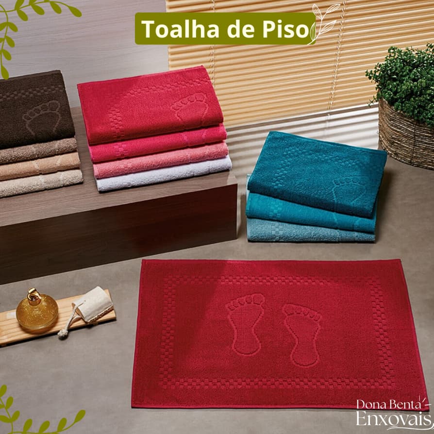Tapete Toalha de Piso Pezinho 45x68 Rápida Absorção Appel Elegância E Conforto Para Seu Banheiro