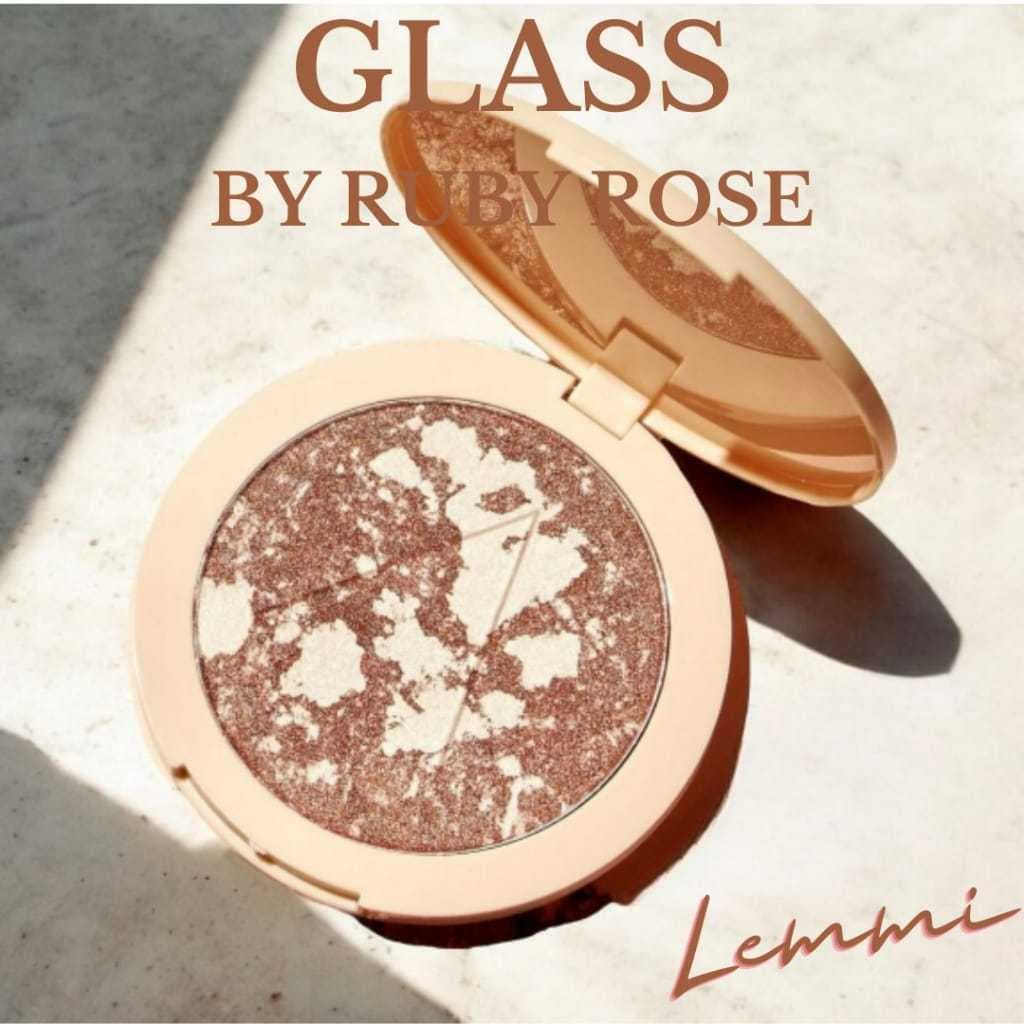 Bronzer e Iluminador Marmorizado Ruby Rose | Marble Essence GLASS - MB01 - Imperial