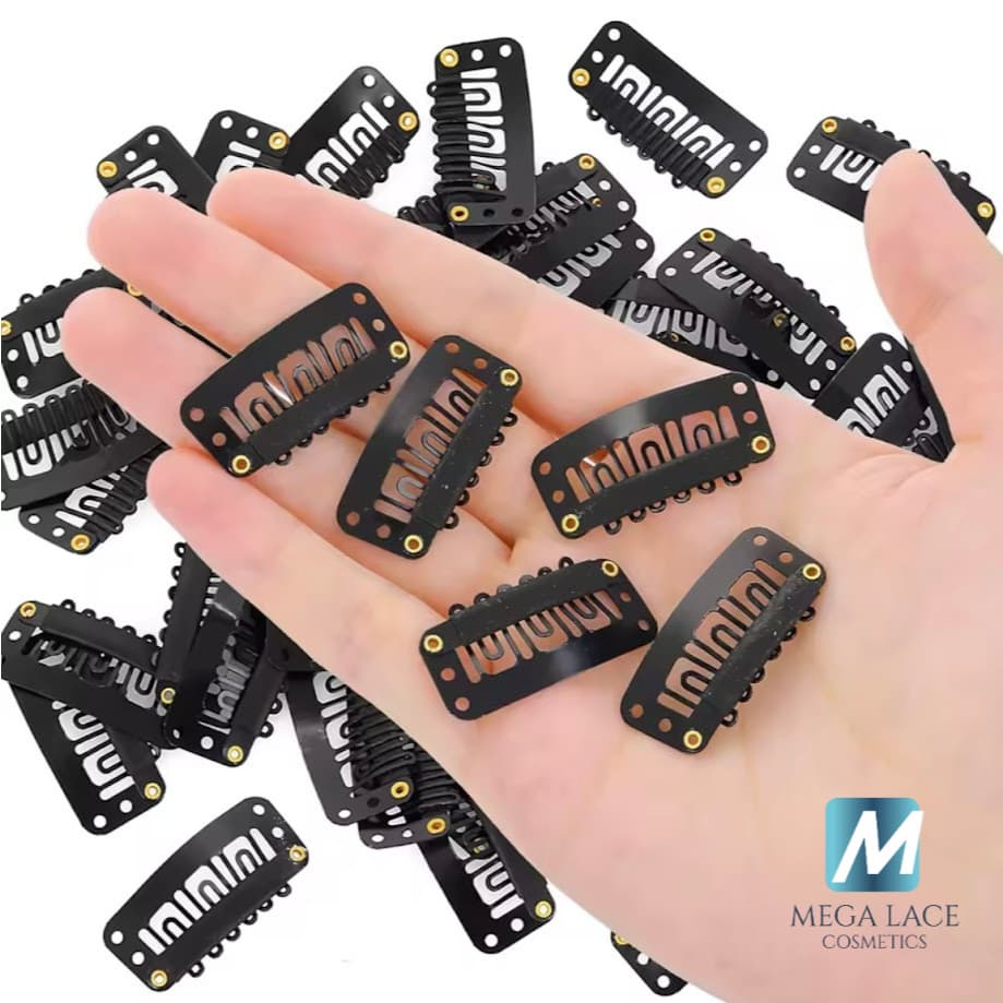 Tic Tac Preto 3,2 cm para Mega Hair