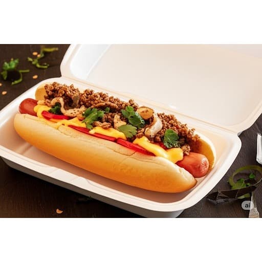 Lancheira Hot Dog Grande Isopor Articulada BH-CH 101/121 Pacote