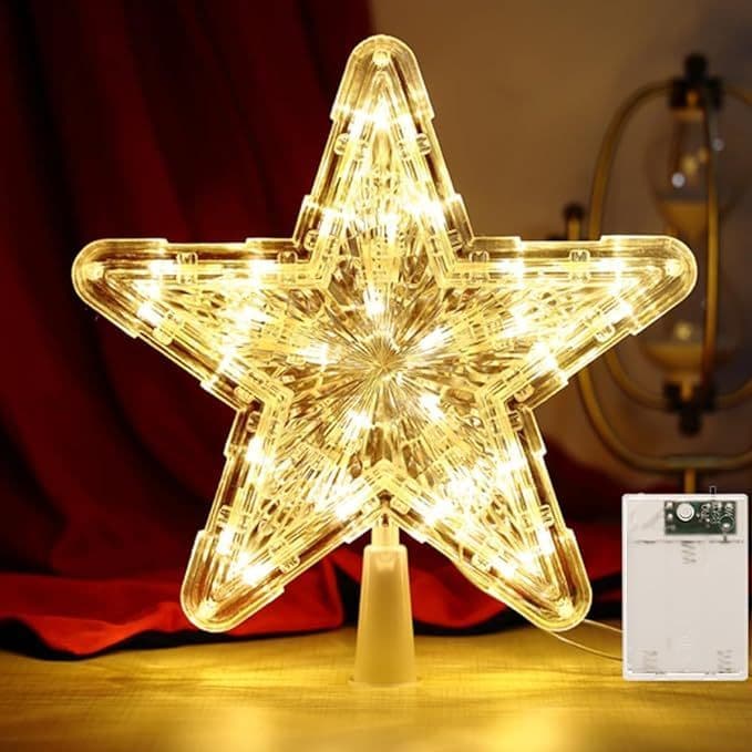 Estrela LED Topo de Árvore 23cm Altomex AL-4754 - Dragão