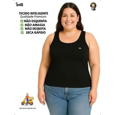 👚 Regata Feminina Plus Size inG Brasil – Conforto, Elegância e Poder