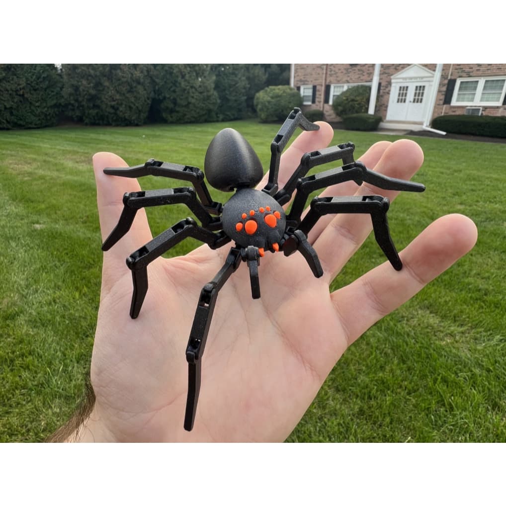 Aranha Articulada Brinquedo Enfeite Decorativo - Entregue Montado