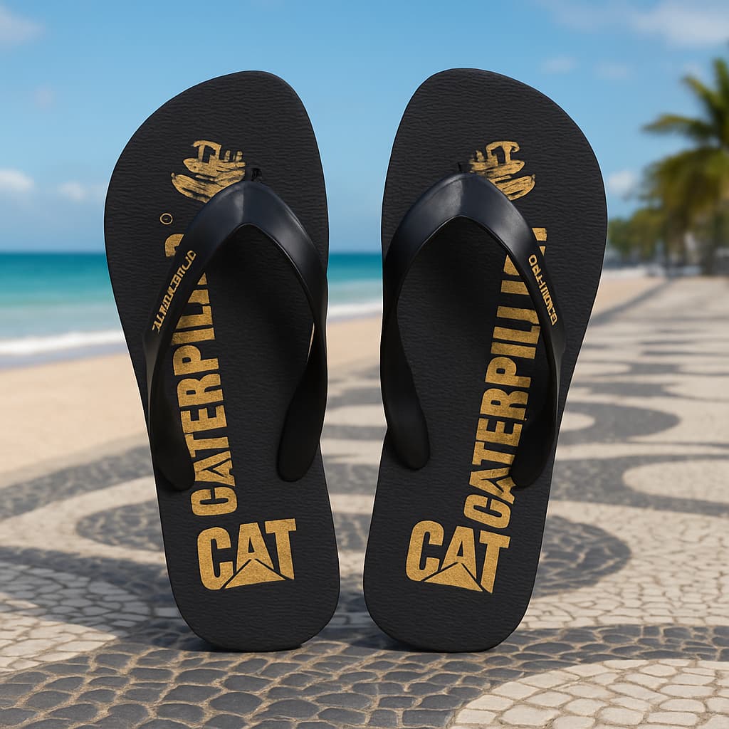 Chinelo Masculino Caterpillar Resistente Confortavel Moda