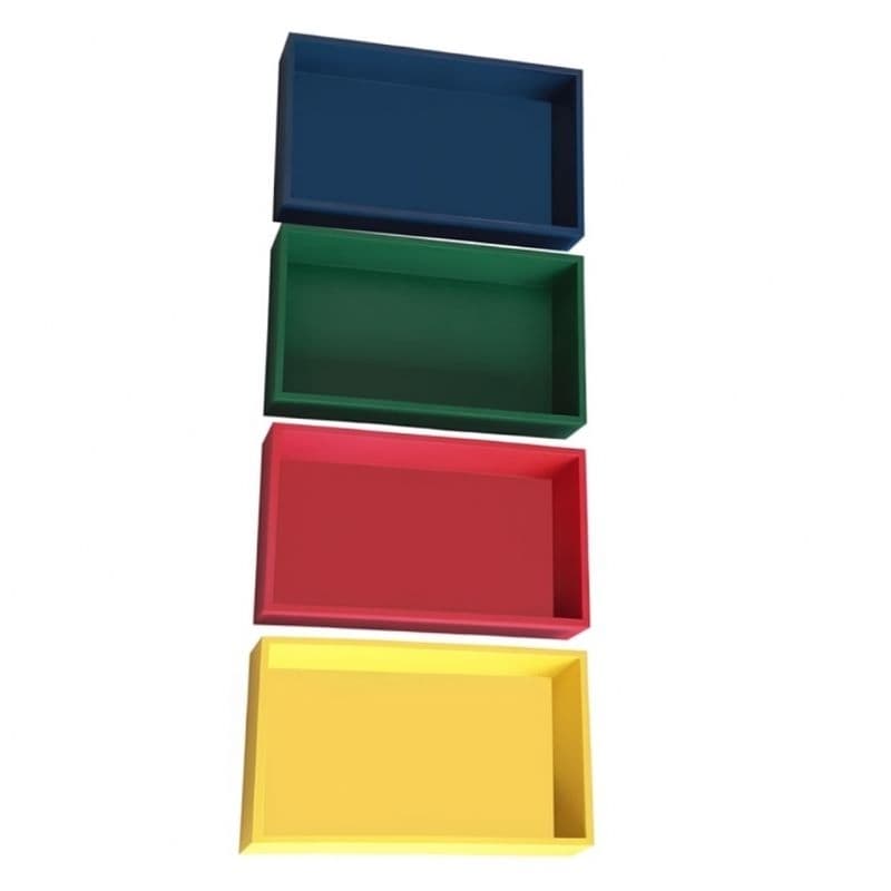 Kit 4 nichos decorativos 50x25x10 cada um