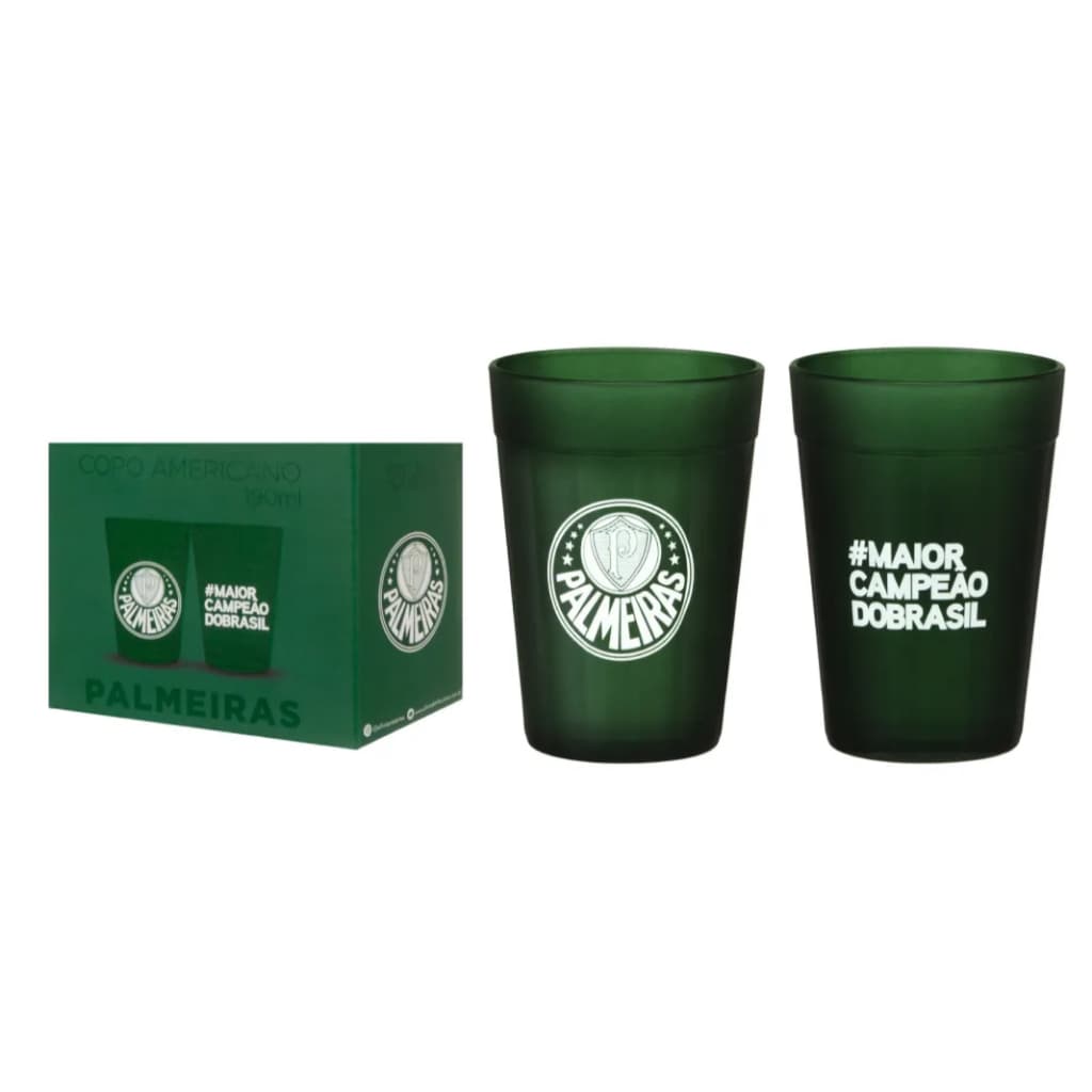 Copo Palmeiras Verde 190ml Oficial Licenciado Americano
