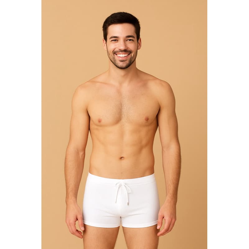 Sunga box, forrada com cadarço.