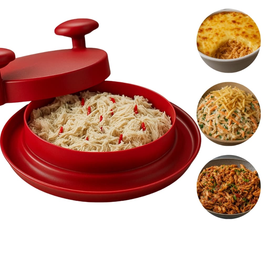 Desfiador Triturador Cortador De Frango Carne Alimentos Portátil Prático Cozinha fitness Facil Prático Frango Desfiado