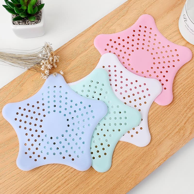 Tampa De Silicone Ralo Pia Tampa Estrela Cozinha Banheiro Universal Filtro