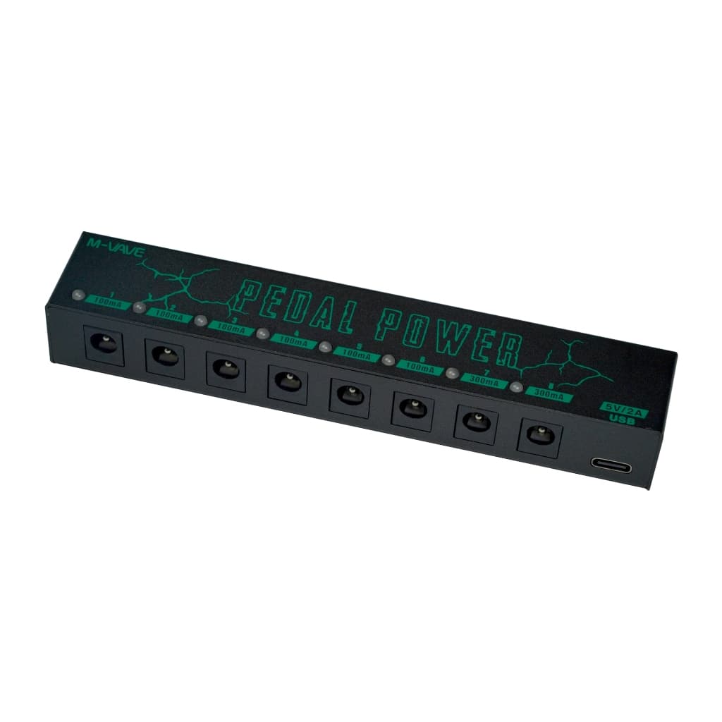 M-VAVE PEDAL POWER Pedal de guitarra Alimentação para efeitos de guitarra 8 saídas isoladas DC 9V 100mah ou 300mah