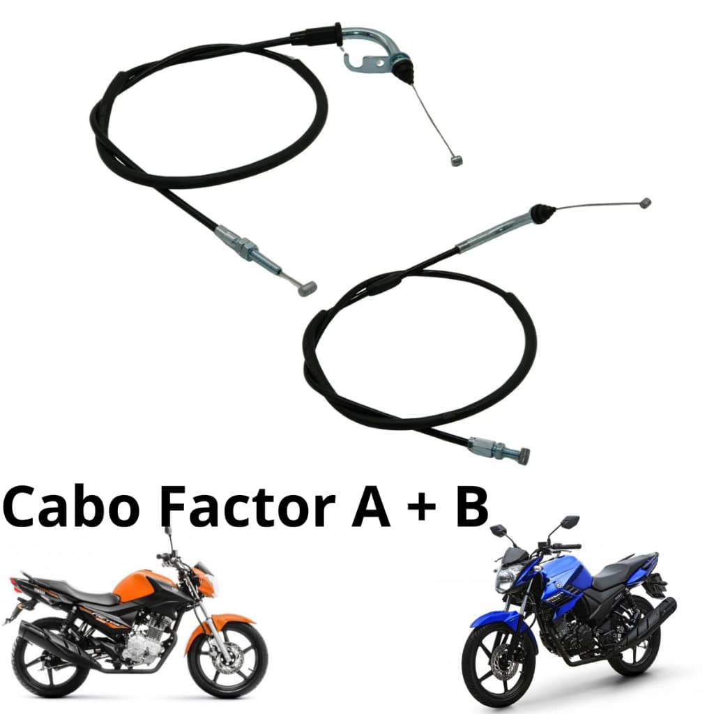 Cabo Acelerador A + B Yamaha Factor 150 2016 2017 2018 2022