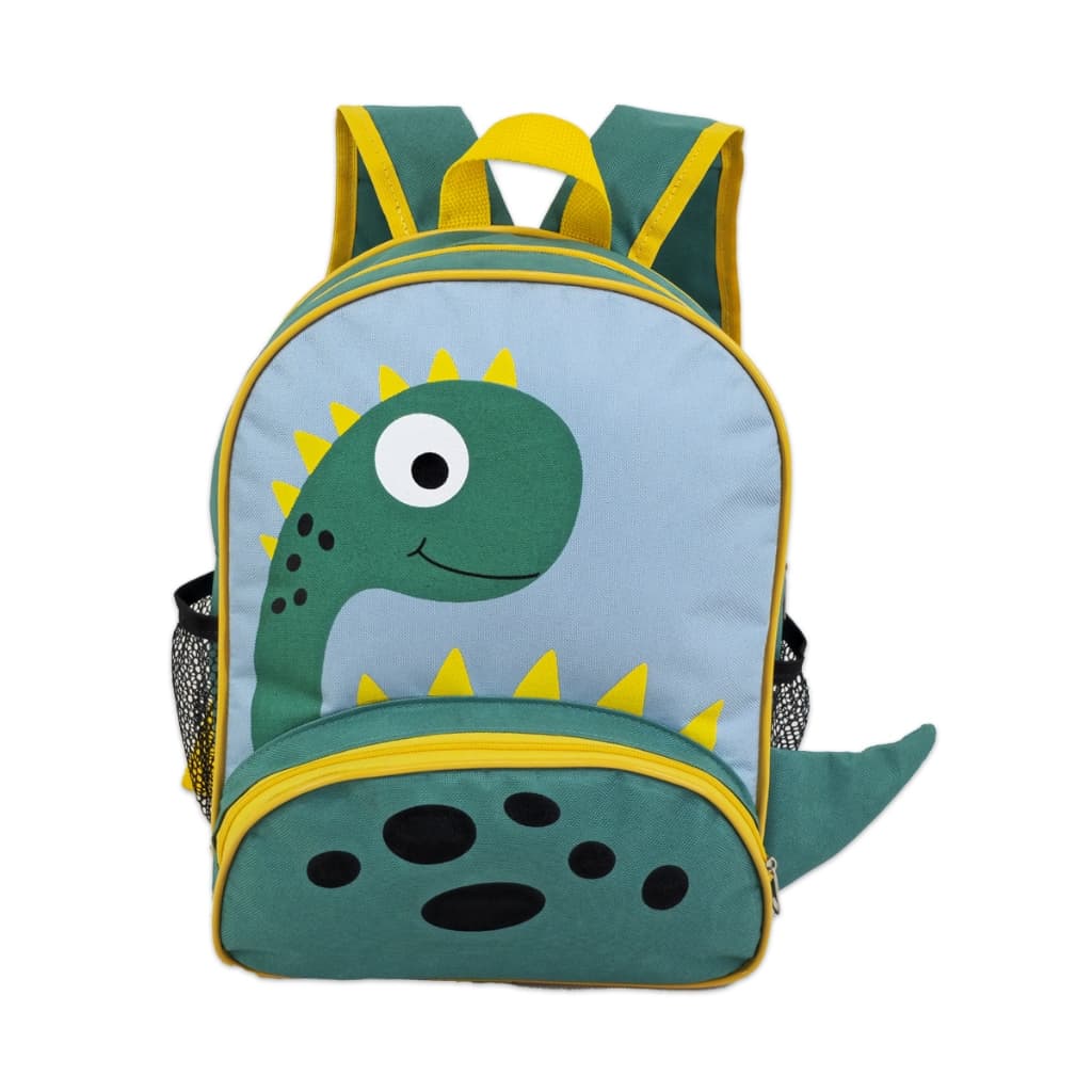 Mochila Infantil Dinossauro Escolar 12L Reforçada Divertida Confortável Passeio e Viagem