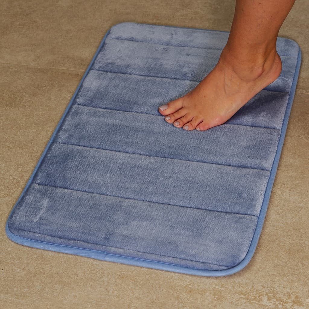 Tapete de Banho Antiderrapante 40x60cm – Absorvente, Macio e Decorativo para Banheiro