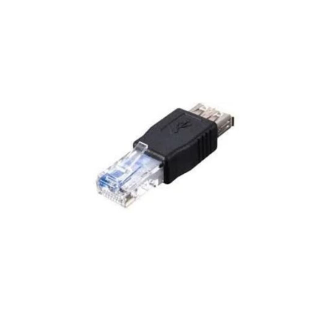 Conector Usb A Fêmea X Rede Rj45 Macho Internet Novo
