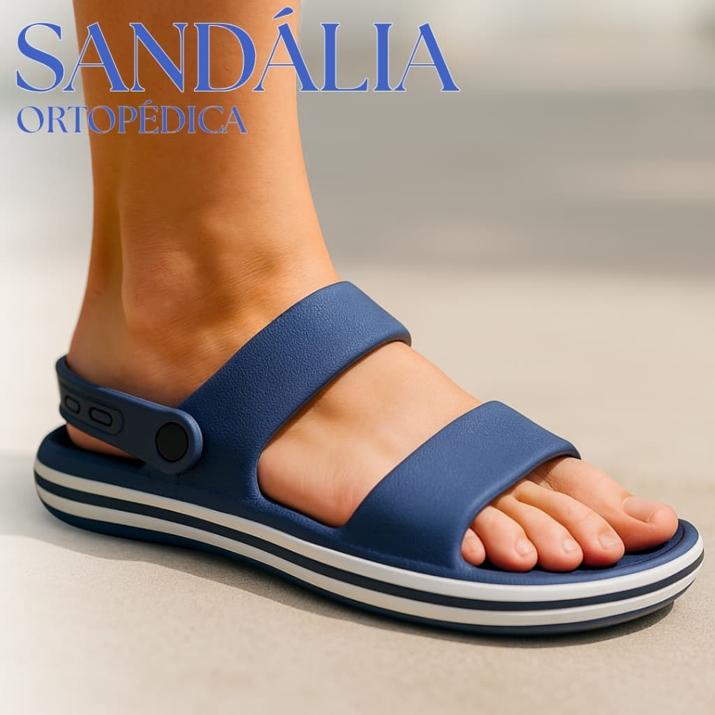 Sandália Ortopédica Anatômica EVA Super Confortável Macia Feminina