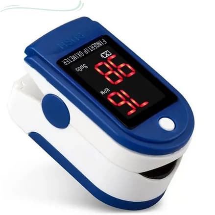 Oxímetros de pulso para dedo Swisscare branco/azul
