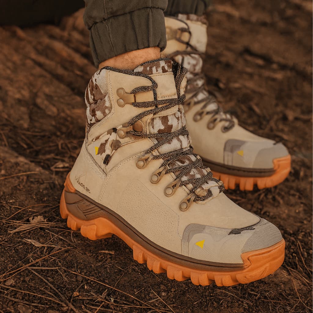 Bota Masculina Adventure Tático Militar De Couro Resistente Bico Reforçado Trabalho Segurança