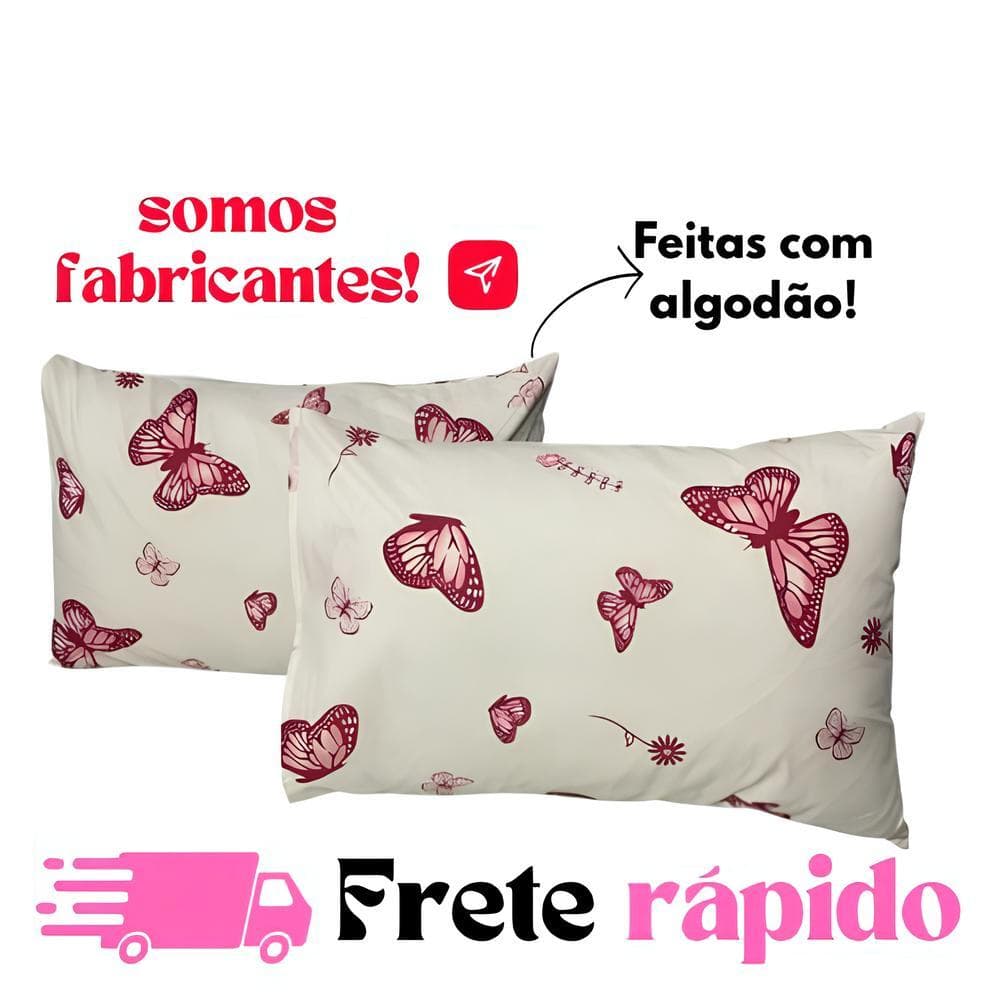 KIT PAR DE FRONHAS 2 PCS 70CM X50 CM PERCAL ALGODAO DECORACAO DECORATIVO LUXO CASA QUARTO