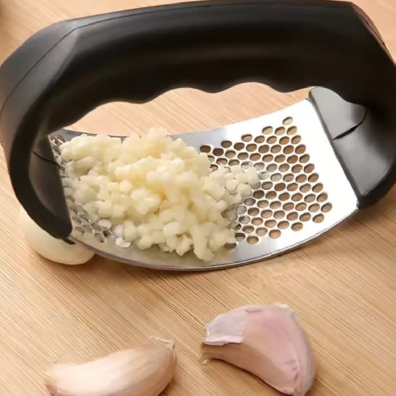 Amassador De Alho Super Prático De Aço Inox Triturador De Alho