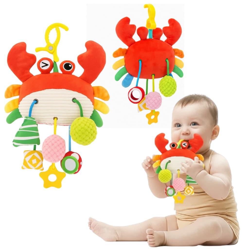 Mobile de Berço Infantil Caranguejo puxador sensorial Promoção