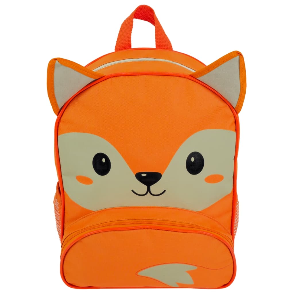 Mochila Infantil Raposa Escolar Estampada 12L Reforçada Menino Menina Confortável Durável Passeio