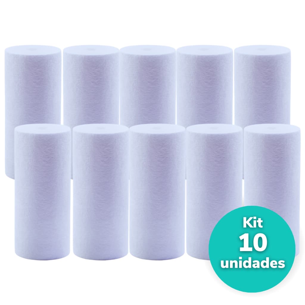 Filtro Big Blue De Polipropileno Liso 10 X 4 1/2, 10 Peças