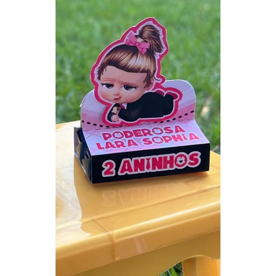 20 unidades Porta Bis Personalizado Poderosa Chefinha Rosa 🎀 Lembrancinha de Aniversário Infantil, Festa Menina