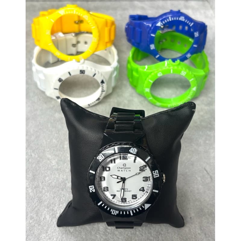 Kit Relogio Com 5 Pulseiras Masculino