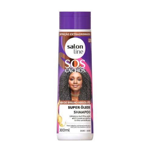 Shampoo Sos Cachos Super Óleos Salon Line 300ml