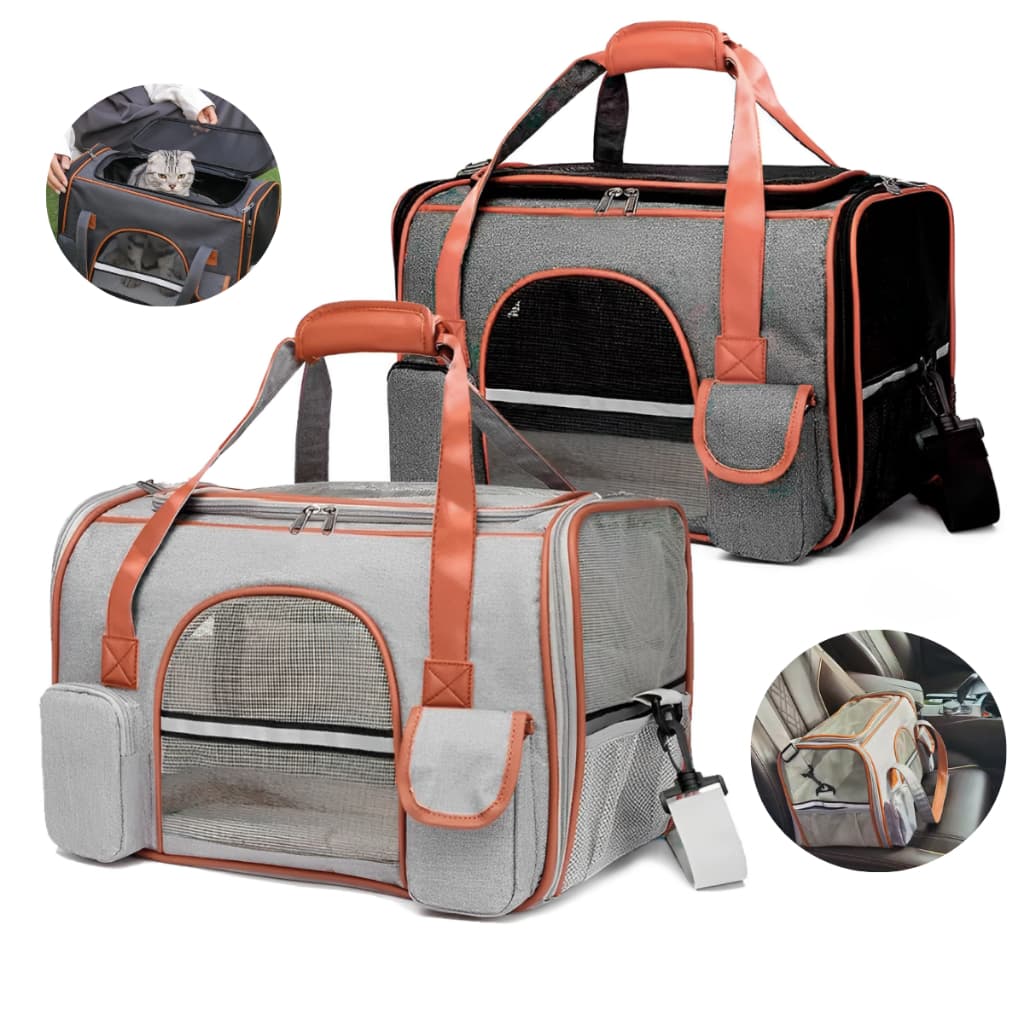 Bolsa Pet Mala Cães Gatos Avião Luxo Transporte Viagem Grande
