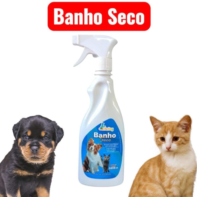 Banho a Seco Spray para Cachorro e Gatos - 500 ml - Be Dog
