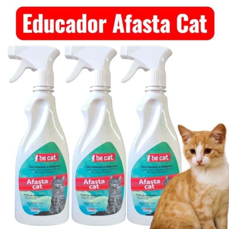 Kit 3 Educadores Repelente para Gatos Afasta Cat - 500ml Cada – Be Dog