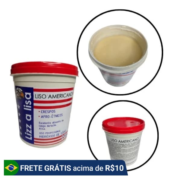 Alisante Profissional Relaxamento Liso Americano Lizz A Lisa 1kg