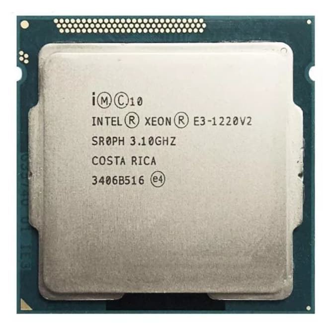 Processador Intel Xeon E3-1220 V2 Cm8063701160503 De 4 Núcleos E 3.5ghz De Frequência C/ NF