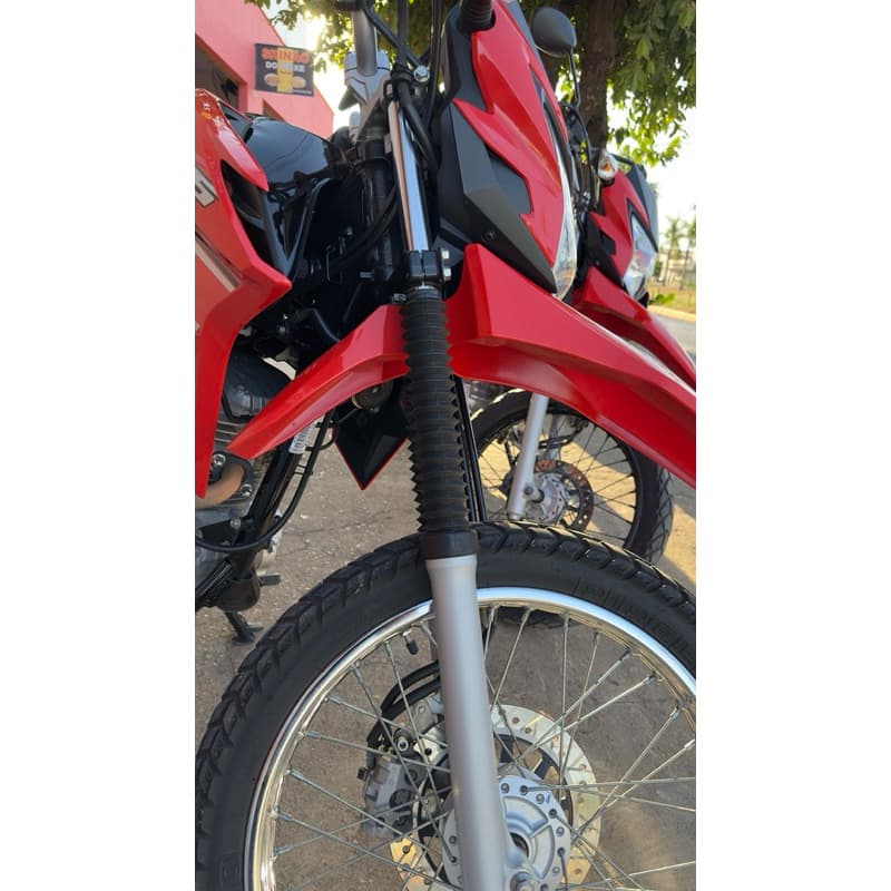Sanfona de bengala preta para moto Bros 125/150/160 até 2021 Xre 190 todas (21 dentes)