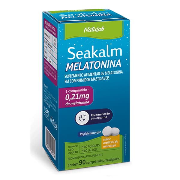 Seakalm Melatonina 0,21Mg 90 comprimidos Natulab