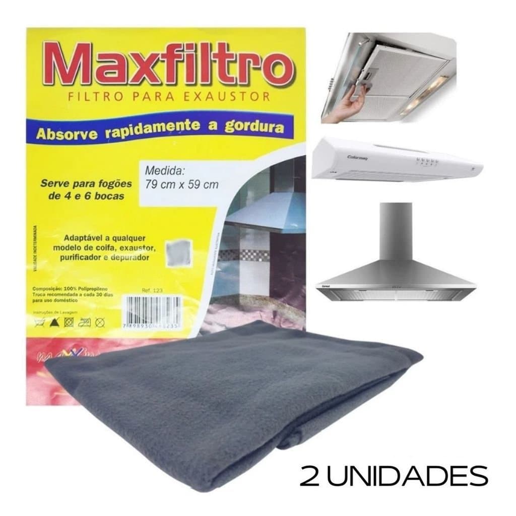 Filtro Depurador de Ar Para Exaustor Coifa de Fogão Purificador Magik Pratico Coifa Suggar