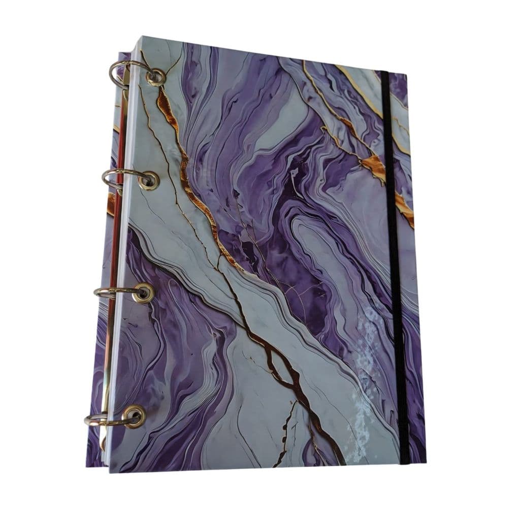 Caderno Argolado A4 - Capas  Fichário -várias arte para escolher  (sem refil/folhas)