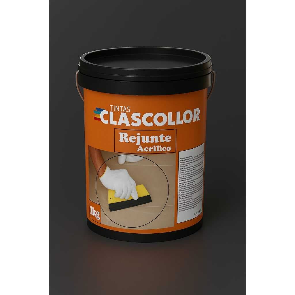 Rejunte Acrílico Clascollor 1KG Várias Cores Qualidade Premium Rendimento Casa Nova