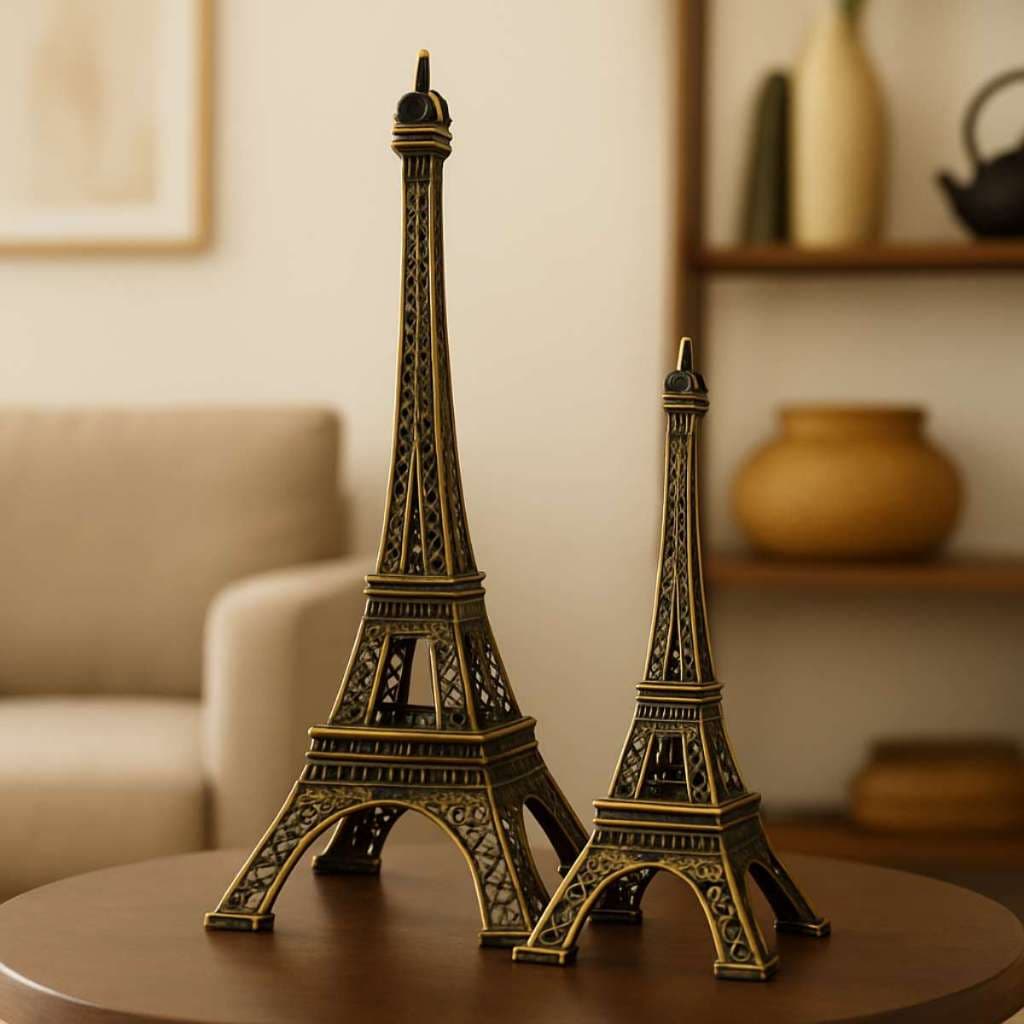 Miniatura Torre Eiffel Paris França Decoração Ambiente Mesa Quarto Escritório Presente Criativo