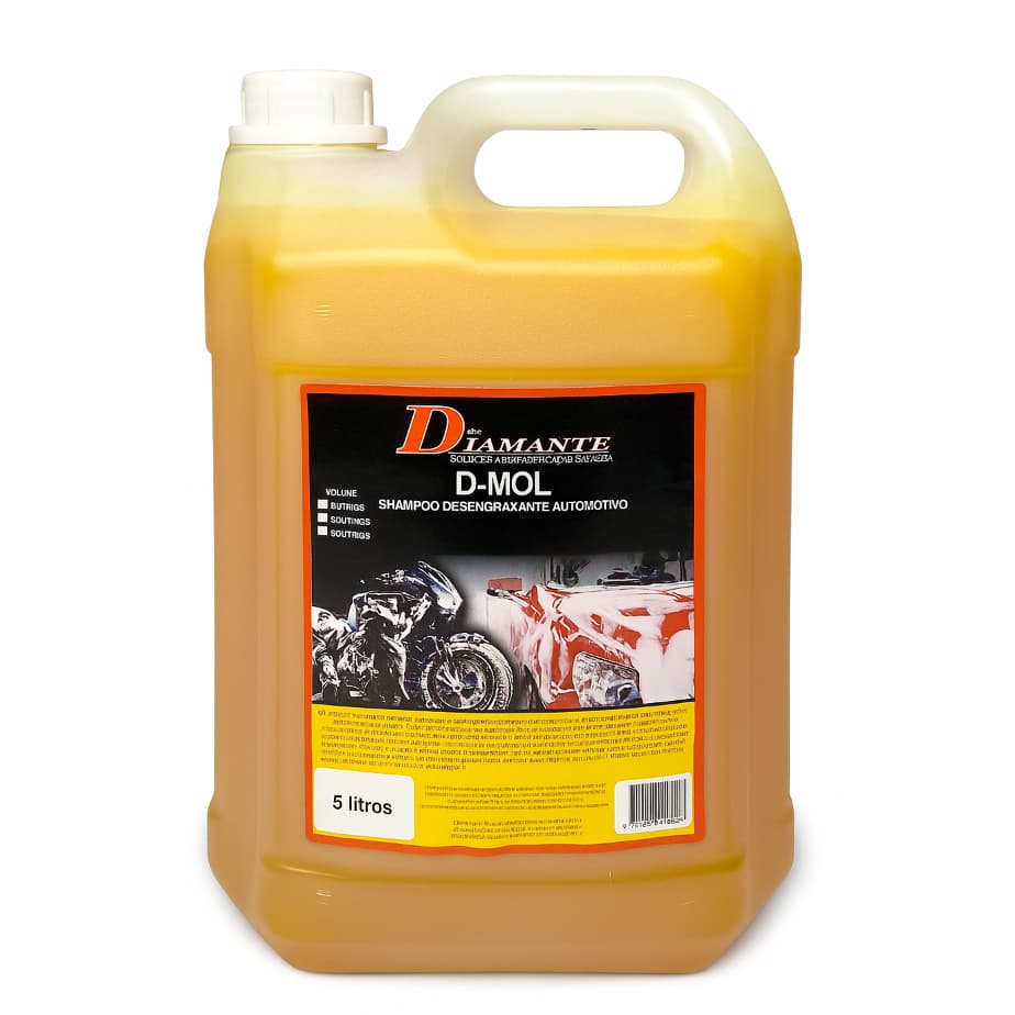 Shampoo Automotivo Desengraxante Lava Auto Limpeza Pesada D-mol 5 Litros